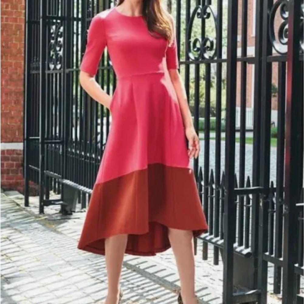 BODEN hi-low dress